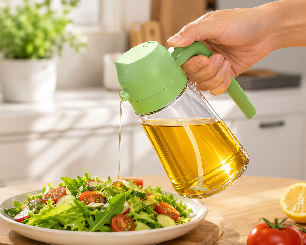 2-in-1 Oil Sprayer Bottle – Smart Kitchen Cooking Accessory