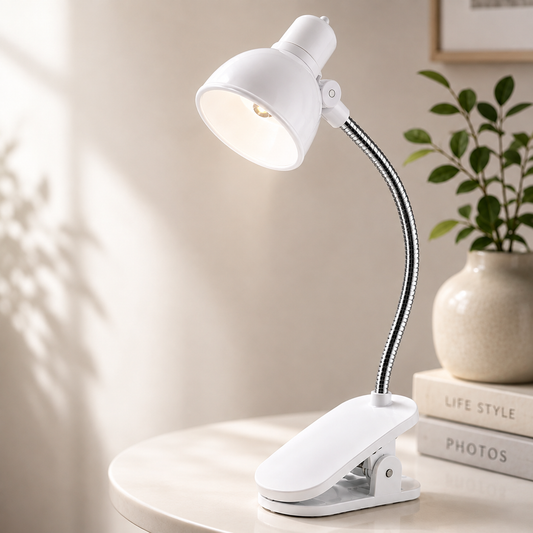 Portable LED Reading Lamp With Clip – Flexible Book Light