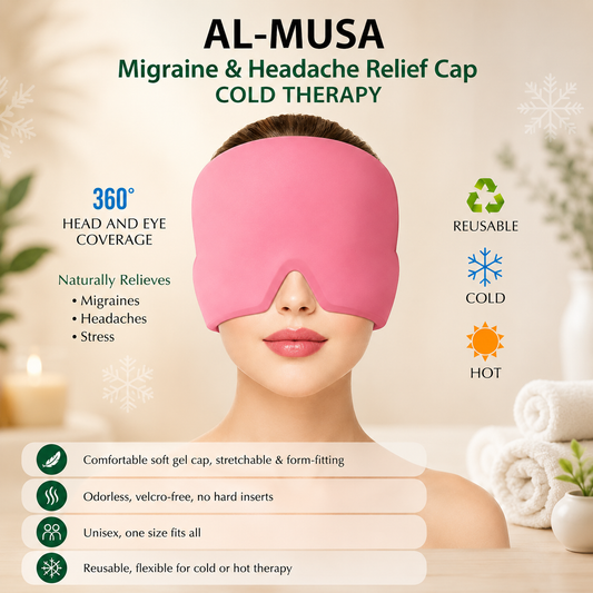 Migraine Relief Cap – Cooling Headache & Stress Relief